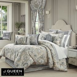 Annabelle Comforter Set Silver