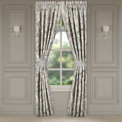 Annabelle Wide Tailored Curtain Pair Silver