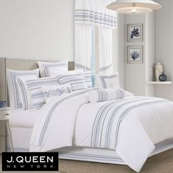 Bayside Embroidered Comforter Set Off White