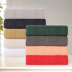 Chevron Zero Twist Bath Towel Set Six Piece Set