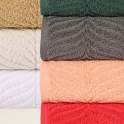 Chevron Zero Twist Bath Towel Set Six Piece Set