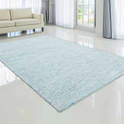 Ellie Rectangle Rug Light Blue