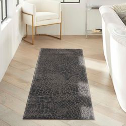 Denzel Rug Runner Charcoal 23 x 76