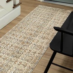 Divina Rug Runner Tan 26 x 710