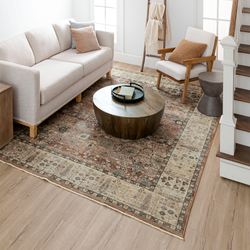 Kamala Rectangle Rug Charcoal