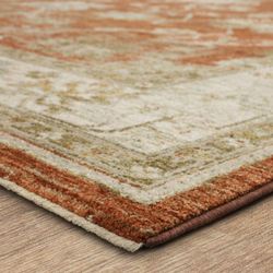 Ivette Rectangle Rug Rust