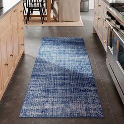 Ingrid Rug Runner Blue 26 x 73
