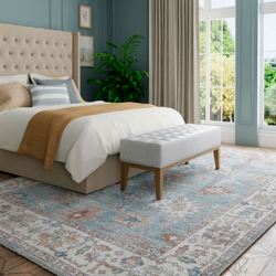 Annie Rectangle Rug Cerulean Blue