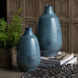 Arden Vases Blue Set of Two