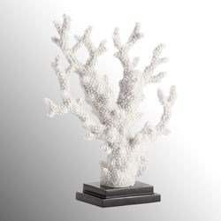 Branching Coral Table Sculpture White