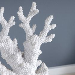 Branching Coral Table Sculpture White