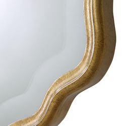 Scallop Wall Mirror Gold