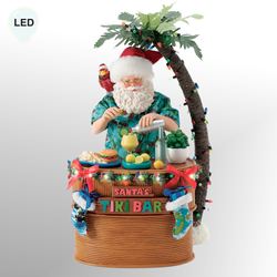 Santas Tiki Bar Clothtique Red 2 Piece Set