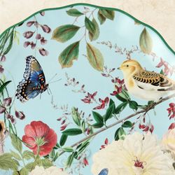 Flora Dinner Plates Multi Earth Set of Four