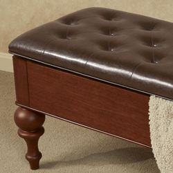 Manchester Storage Bench Natural Cherry