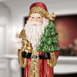 Father Christmas Sculpture Red