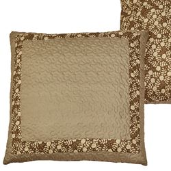 Nostalgia European Pillow with Reversible Sham Multi Warm