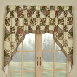 Nostalgia Swag Valance Multi Warm 72 x 40