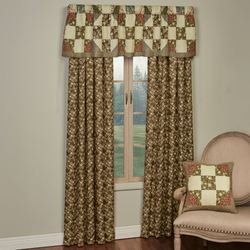 Nostalgia Tailored Valance Multi Warm 72 x 18