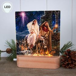Journey to Bethlehem LED Tabletop Nightlight Multi Warm