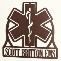 EMS Professional Personalized Wall Art Sign
