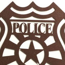 Police Professional Personalized Wall Art Sign