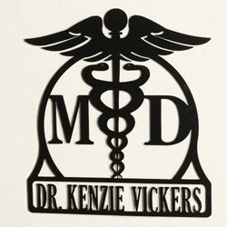 Medical Doctor Professional Personalized Wall Art Sign
