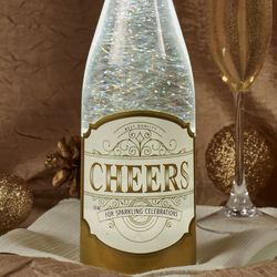 LED Swirl Decorative Champagne Bottle Clear