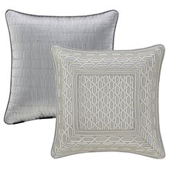 Metropolitan Reversible Pillow Silver 20 Square