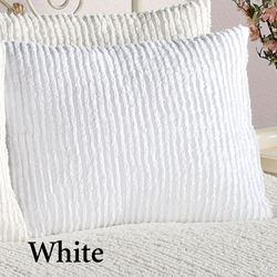 Channel Chenille Tailored Sham Standard