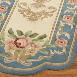 Portia Rose Rug Runner Sapphire 29 x 76