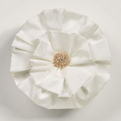 Cameo Lace Bedding - Round Pillow