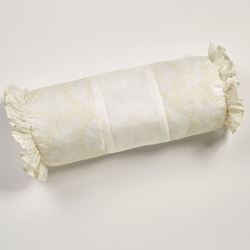 Cameo Lace Embroidered Pillow Pearl Neckroll