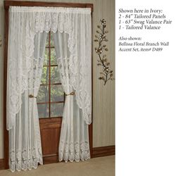 Fairmount Lace Tailored Curtain Panel