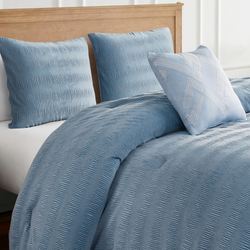 Bryn Comforter Bed Set Blue