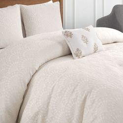 Elana Comforter Bed Set Ivory