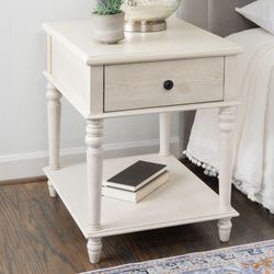 Mattie Accent Table Off White
