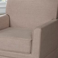 Parisa Upholstered Accent Armchair Light Taupe