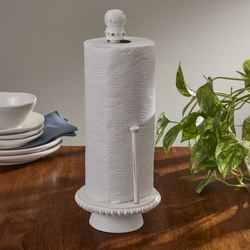 Alanna Paper Towel Holder Whitewash
