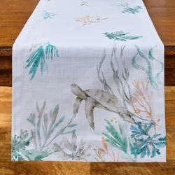 Under the Sea Table Runner Multi Cool 15 x 72
