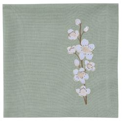 Cherry Blossom Napkins Sage Set of Four
