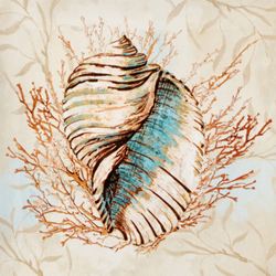 Escape to the Sea Dessert Plates Multi Earth Set of Four