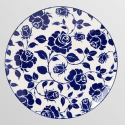 Madison Dinner Plates Blue/White Set of Six