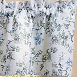 Wythe Garden Tailored Valance Blue 60 x 14