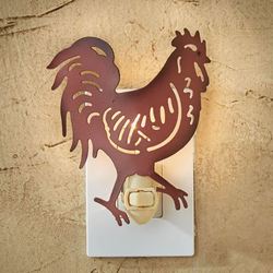 Rooster Nightlight Brown