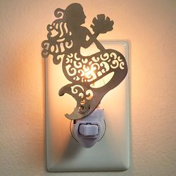 Mermaid Nightlight Gray