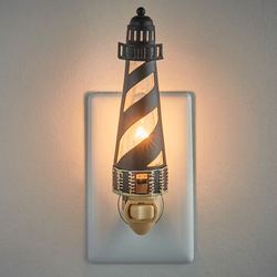 Cape Hatteras Lighthouse Nightlight Black