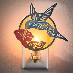 Hummingbird Nightlight Blue