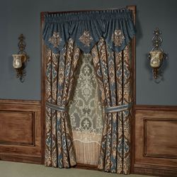 Hanover Embroidered Ascot Valance Multi Warm 40 x 21