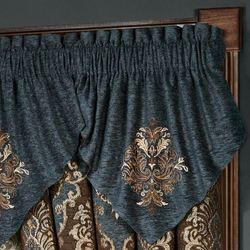 Hanover Embroidered Ascot Valance Multi Warm 40 x 21